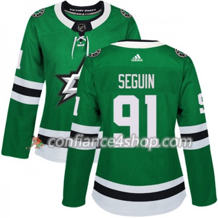 Adidas Maillot de Hockey Dallas Stars Tyler Seguin 91 2017-2018 Kelly Vert Authentic - Femme